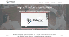 Desktop Screenshot of pelotongroup.com